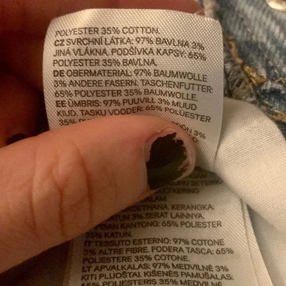 H&M High Rise Denim Shorts - Picture 15 of 15